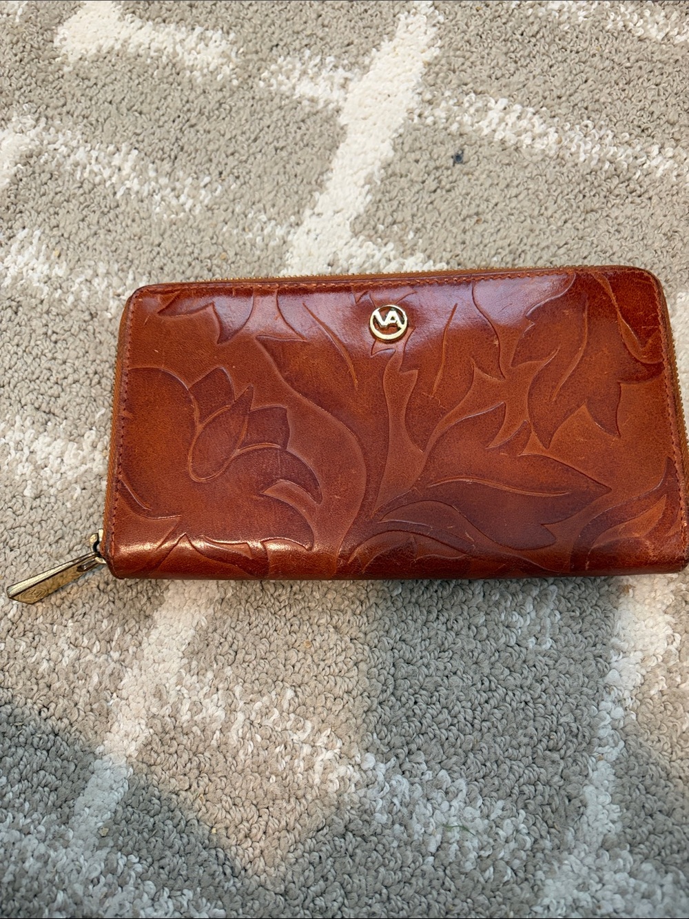 Valencia Tooled Leather Waller